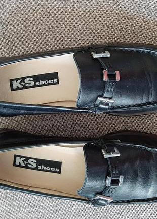 Лоферы, туфли, мокасины женские k+s objetos shoes из натуральной кожи2 фото
