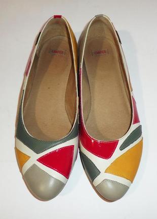 Туфли camper натуральная кожа р. 40 ст. 26 см разноцветные3 фото