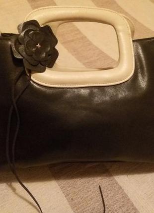 Сумка клатч натуральная кожа. river island оригинал