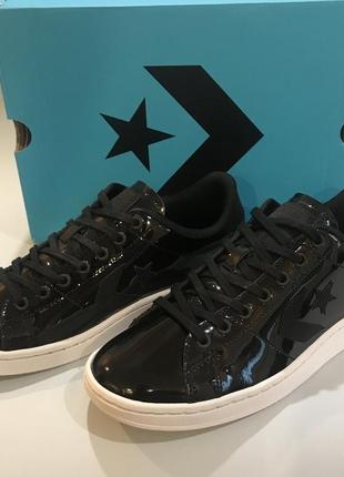 Кожаные кеды converse 38,5р5 фото