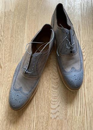Новые дизайнерские кожаные туфли bata premium 45 размер2 фото
