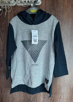 Реглан, лонгслив з капюшоном