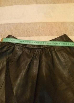 Кожаная юбка h&m оригинал эко кожа 3