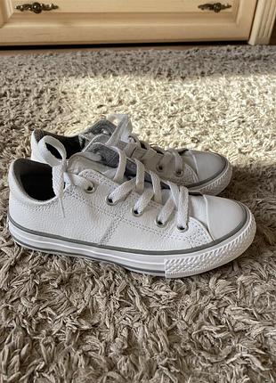 Оригінальні шкіряні кеді converse 31р