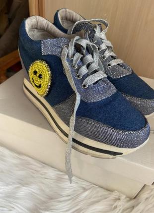 Кросівки-кеди на високій підошві