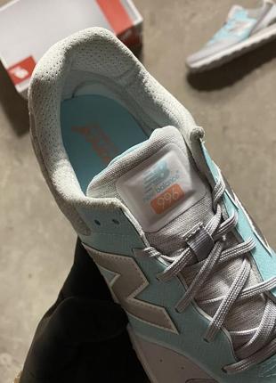 Женские кроссовки new balance 996 turquoise gray wr996nob (оригинал) 37-412 фото