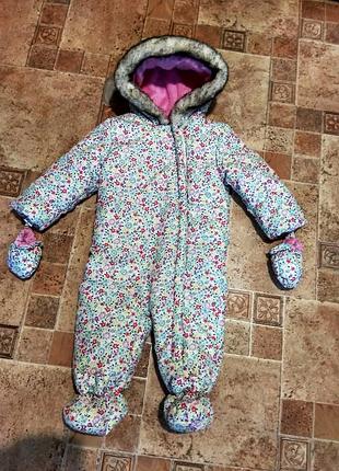 Комбинезон комбінезон bhs цветочний принт