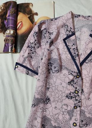 Винтажная блуза-жакет с пышным рукавом2 фото