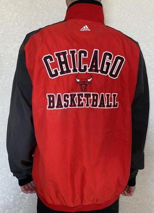 Мужская куртка chicago basketball adidas2 фото