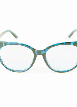 Имиджевые женские очки кошачий глаз - леопардовые2 фото