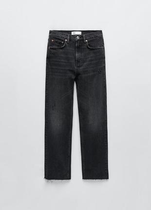 Серые джинсы слим zara из новых коллекций1 фото