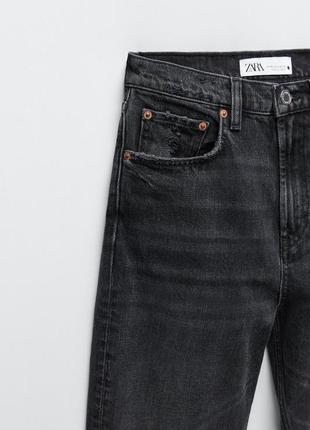 Серые джинсы слим zara из новых коллекций2 фото