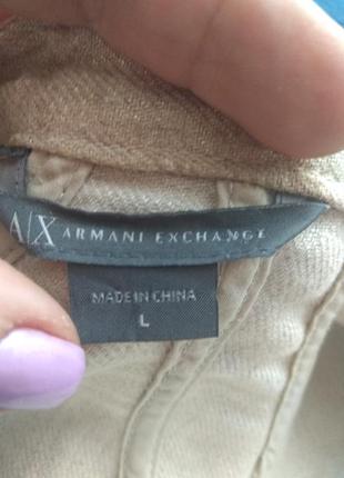 Куртка льняная,укороченная armani exchange8 фото