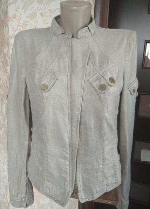 Куртка лляна,укорочена armani exchange