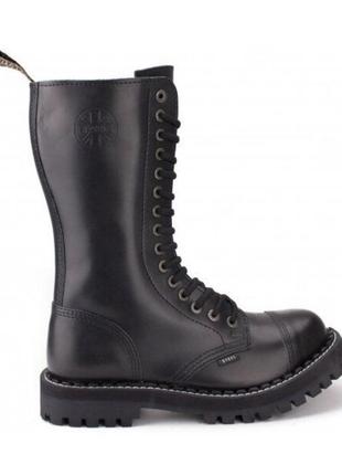 Ботинки steel 135/136/o blk black чёрные стальной носок стилы 36-49 размеры железо железный стакан