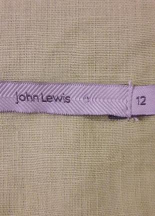 John lewis р 12 льняная  рубашка блуза4 фото