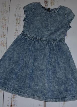 Джинсовое платье george на 8-9 лет