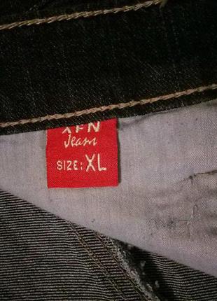 Джинси жіночі з вишивкою, jeans xfn4 фото