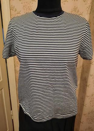 Люкс бренд.футболка в полоску cos.