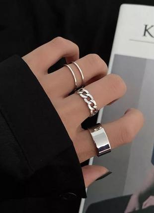 Мега крутой набор колец стильные кольца набором