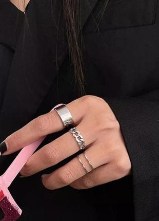 Мега крутой набор колец стильные кольца набором