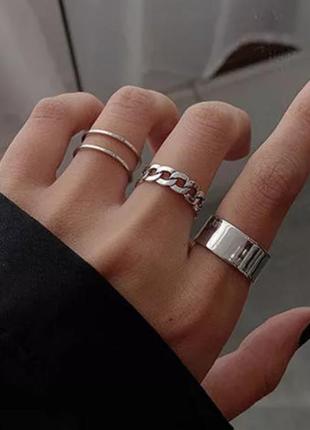 Мега крутой набор колец стильные кольца набором