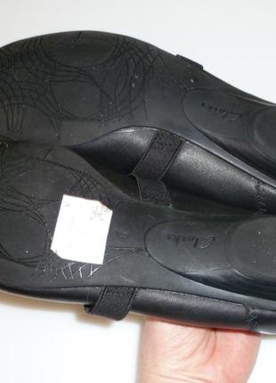Clarks кожаные туфли, мокасины кларкс, р 39 или, uk 6, стелька 26 см7 фото