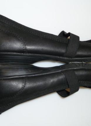 Clarks кожаные туфли, мокасины кларкс, р 39 или, uk 6, стелька 26 см6 фото