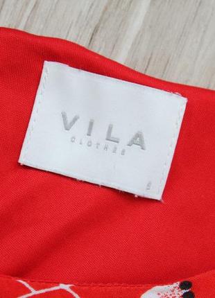 Красное платье vila2 фото