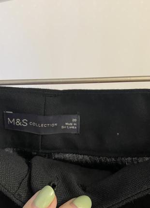 Костюмные шикарные чёрные брюки на весну и лето marks&spencer4 фото