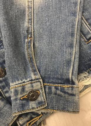 Новая мужская джинсовая куртка boohoo man {l}9 фото