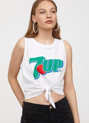 Топ майка з принтом zara zara