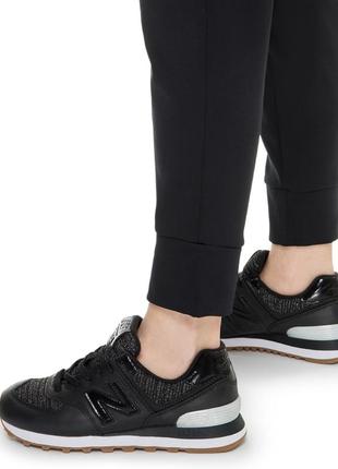 Оригинал new balance шикарные кожаные черные кроссовки 574 wl574pmd нью беланс8 фото