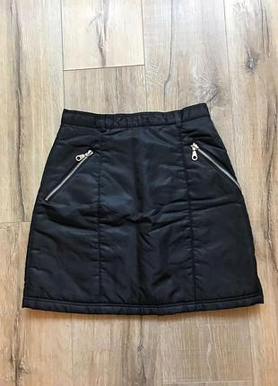 Юбка на синтепоне тёплая
