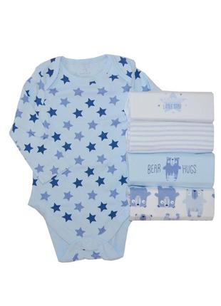 Бодики длинный рукав поштучно primark early days