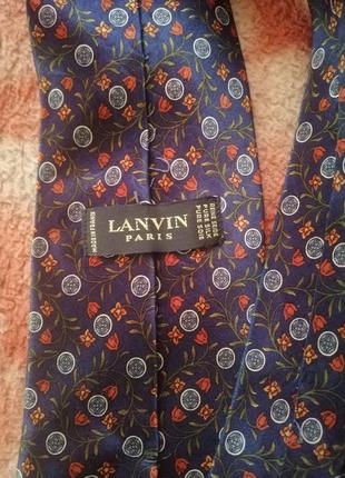 Lanvin paris шовкова краватка.