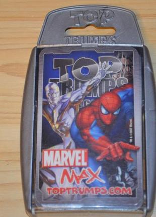 Top trumps marvel max, карточки для игры1 фото