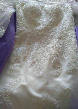 Свадебное платье цвет айвори5 фото
