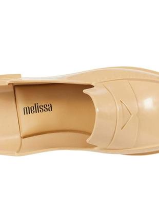 Сланцы шлепки мокасины melissa bend beige gilded,  оригинал2 фото