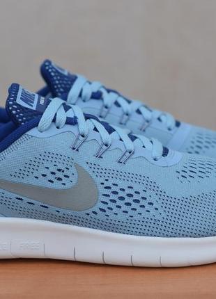 Голубые кроссовки nike hardwood free rn gs, 38 размер. оригинал