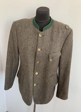 Пиджак жакет баварский винтаж шерсть октоберфест4 фото
