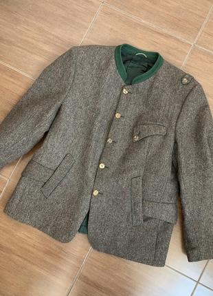 Пиджак жакет баварский винтаж шерсть октоберфест9 фото