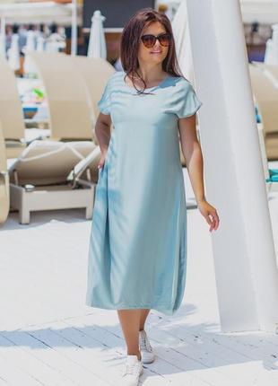 Платье штапельное миди 3