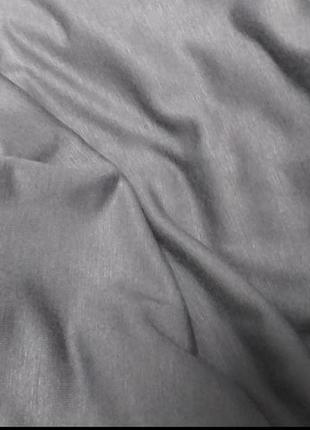 Длинная макси юбка с широким поясом резинкой серый графит3 фото
