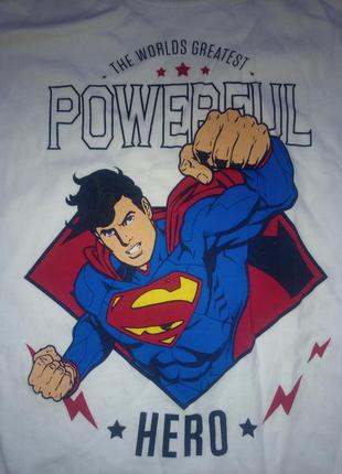 Набір піжама нова superman німеччина біокотон розмір 134-140 на 9-10 років4 фото
