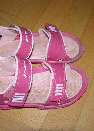 Дитячі рожеві босоніжки rider, розмір 27-28