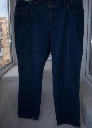 Брюки джинсовые женские большего размера1 фото