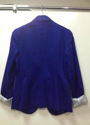 Жакет, пиджак ярко-синий, l4 фото