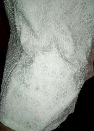 Майка блузка гипюр s-m4 фото