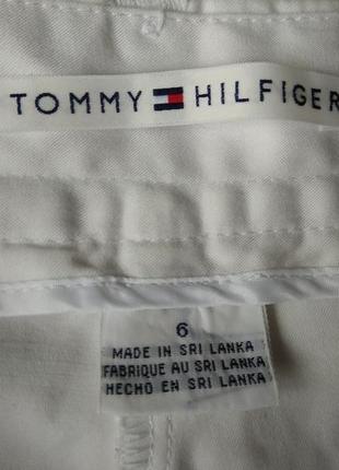 Базовые белые хлопковые летние шорты Tommy hilfiger3 фото